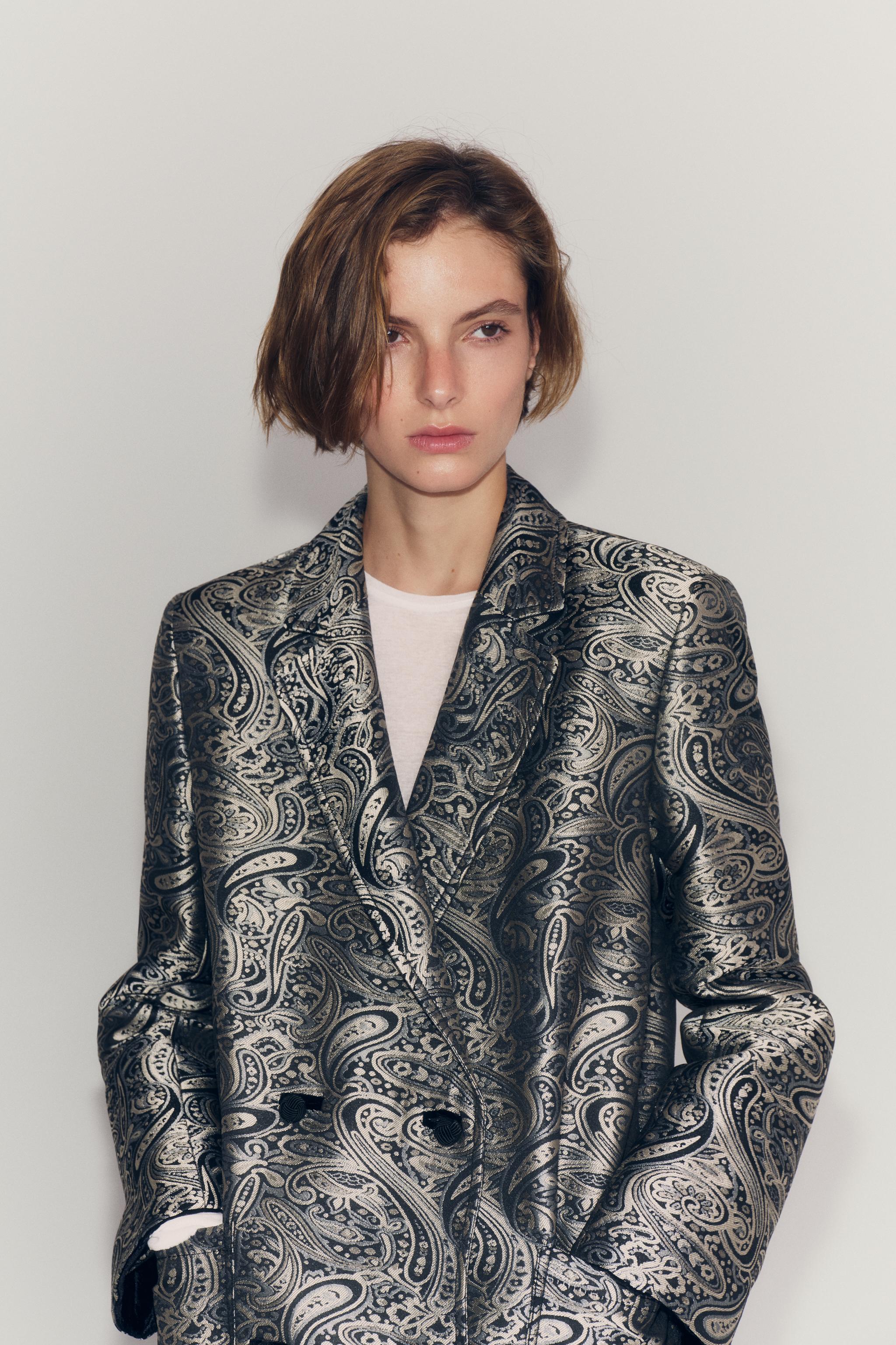 ZW COLLECTION JACQUARD COAT